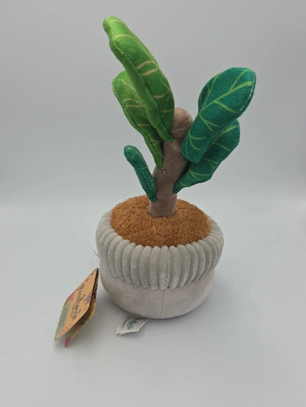 Russ Jazwares Greenhouse Fiddle Leaf Tree Plush Planter NWTs